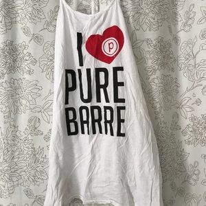 I Love Pure Barre t-back tank